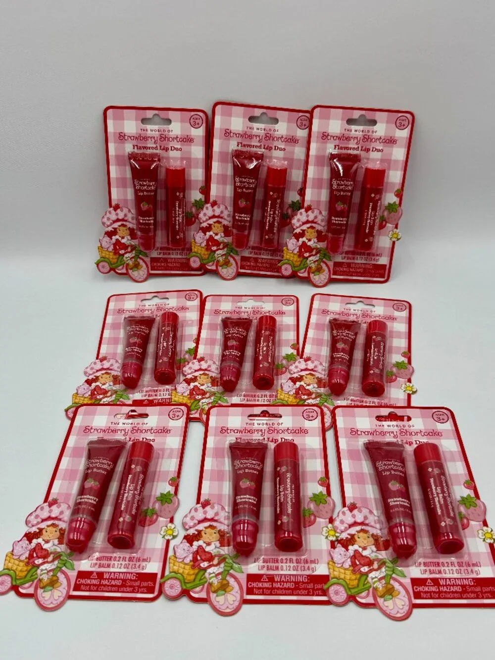 18 Pieces Strawberry Shortcake Scented Lip Butter & Lip Balm Bundle